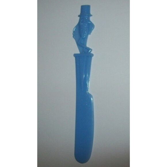 Mr Peanut Knife Planters Nuts Original Plastic 1950s Vintage Great Gift Blue NOS - Picture 1 of 4